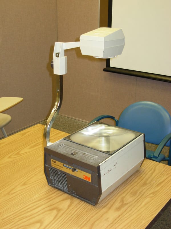 Image of an overhead projector